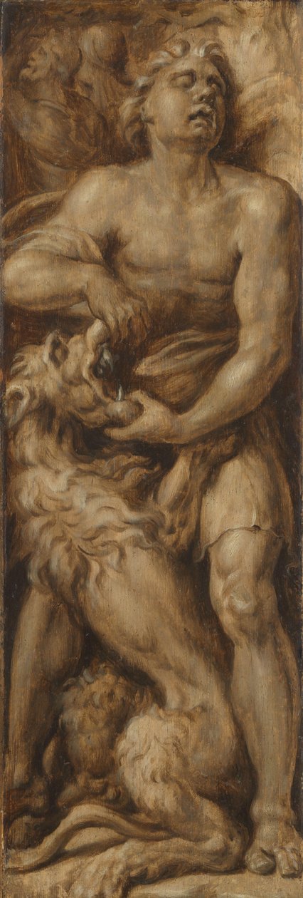 Samson river løven af Maarten van Heemskerck
