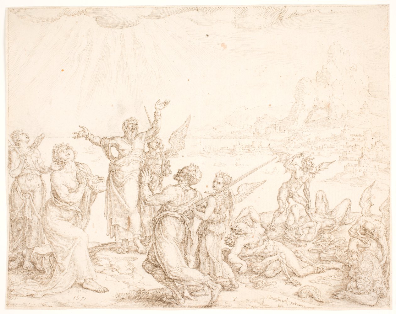 Men befri os (mænd fre os) af Maarten van Heemskerck