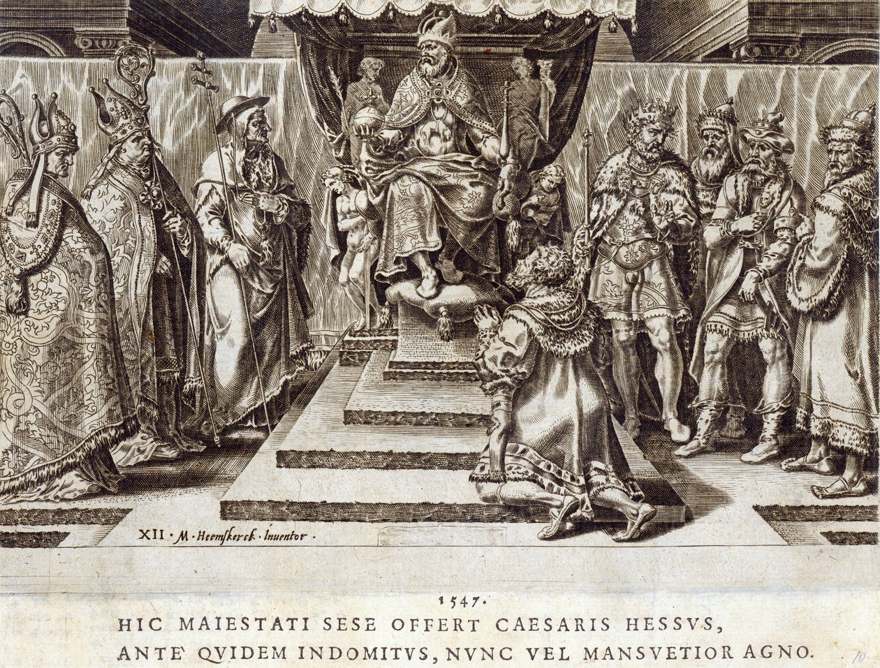The Submission of Philip, Landgrave of Hesen i 1547, plade 12 fra 