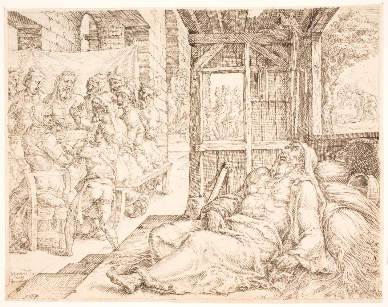 Tobits blindhed af Maarten van Heemskerck
