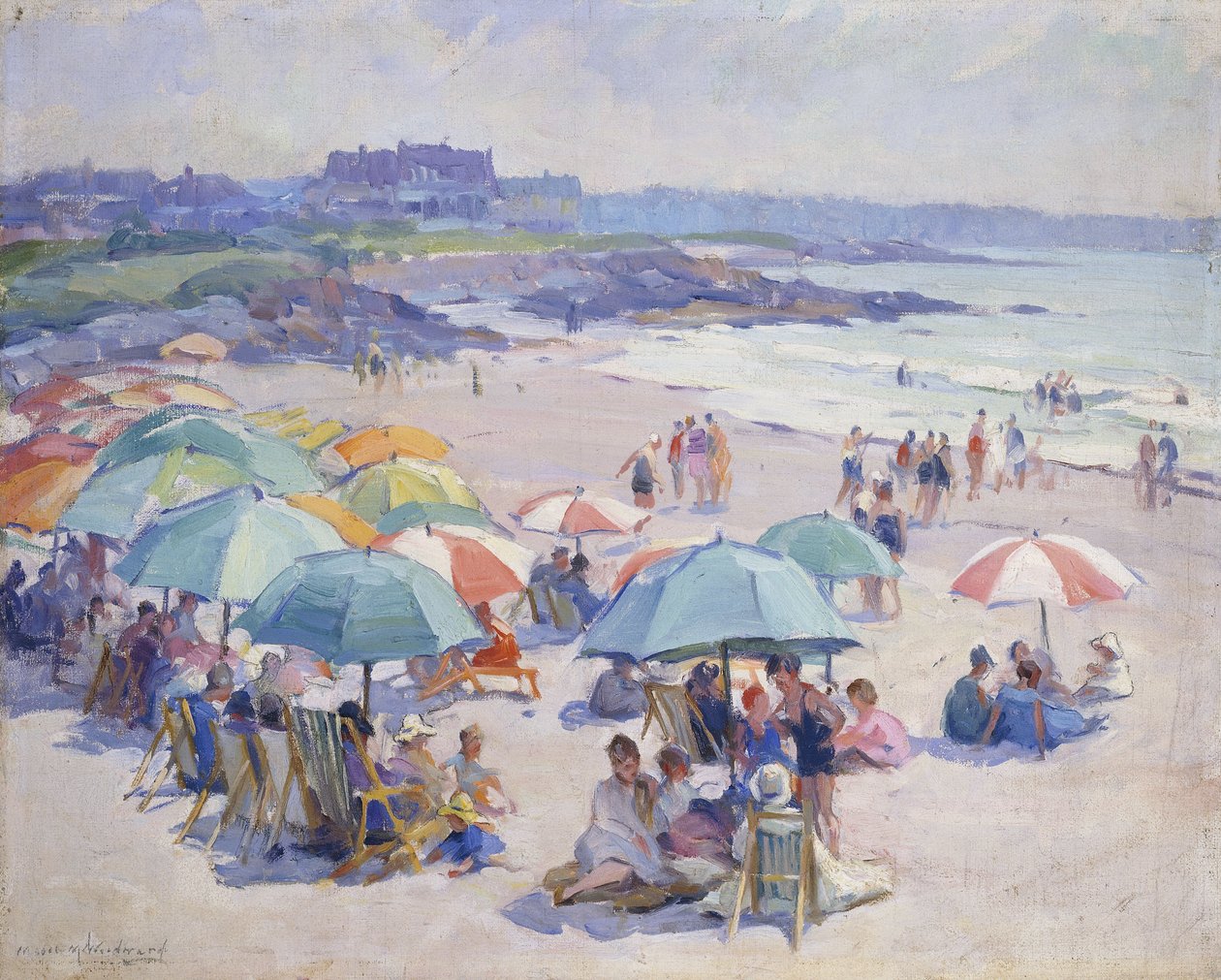 En eftermiddag på stranden af Mabel Woodward