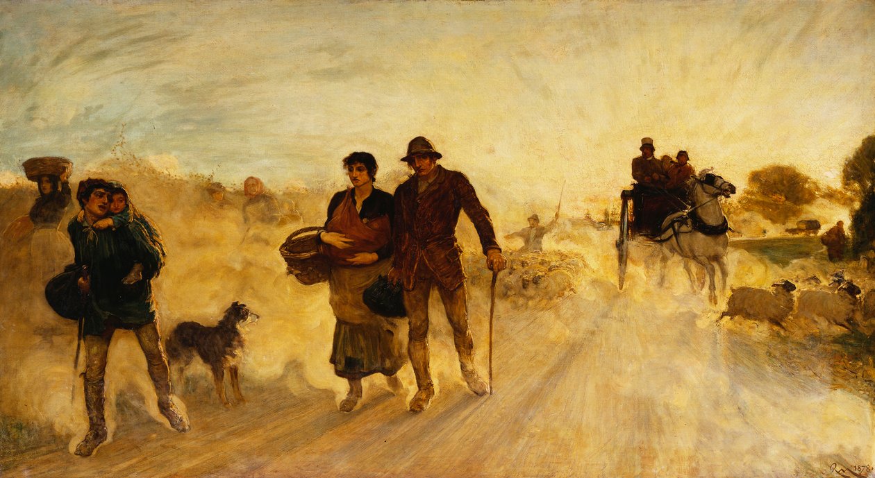 Kommer fra St. Ives Market af Robert Walker Macbeth