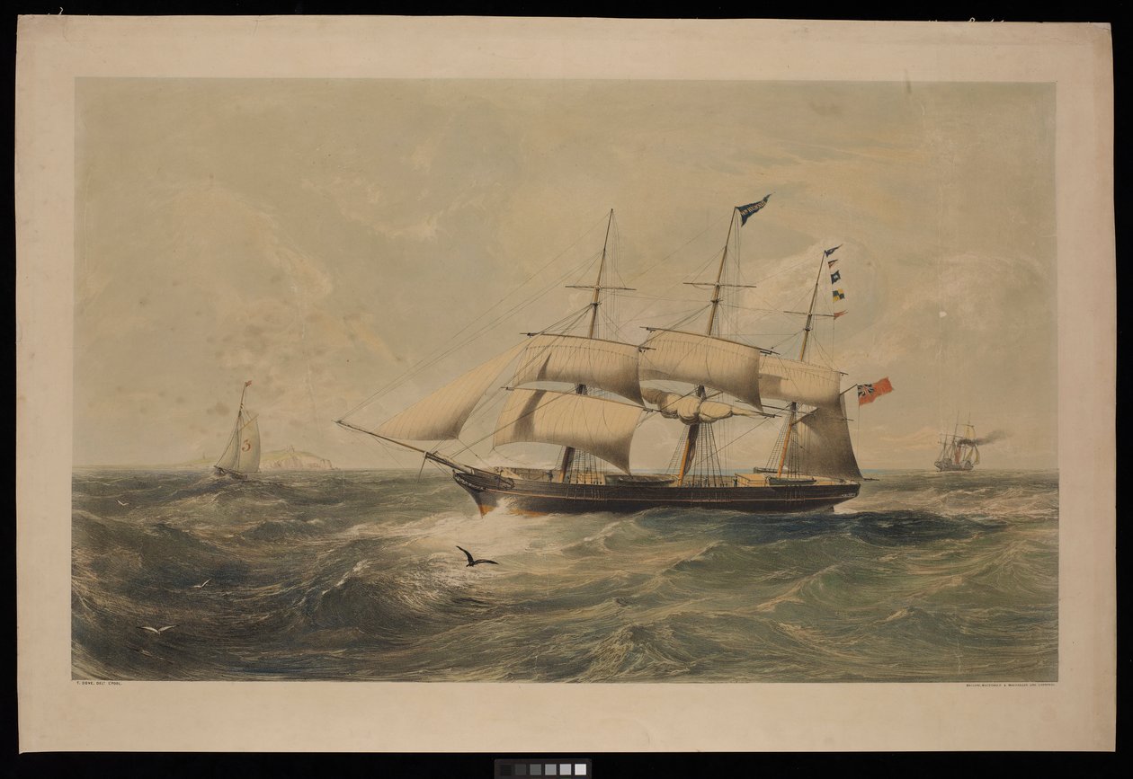 William Rennie 1850 (litografi, farvelagt) af Macdonald & Co. Maclure