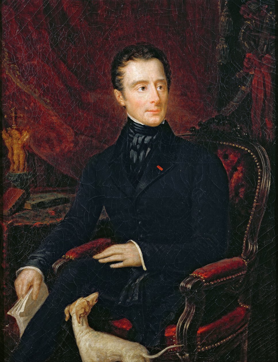 Alphonse de Lamartine (1790-1869) af Madame de Lamartine