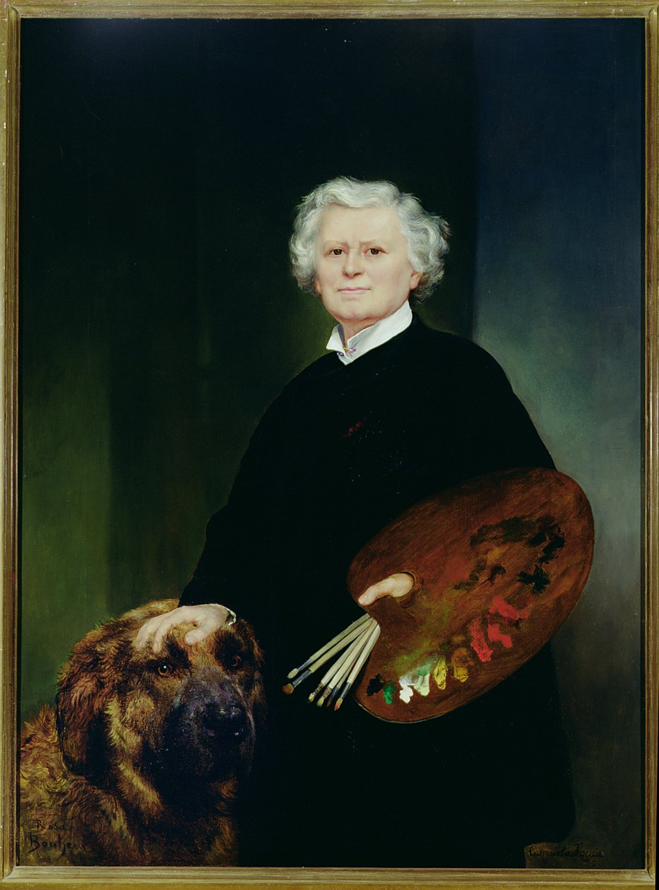 Portræt af Rosa Bonheur (1822-1899) (olie på lærred) af Madame Consuelo Fould