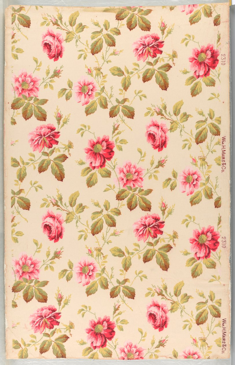 Sidevæg (USA), 1890–1900 af Made by William H. Mairs and Company