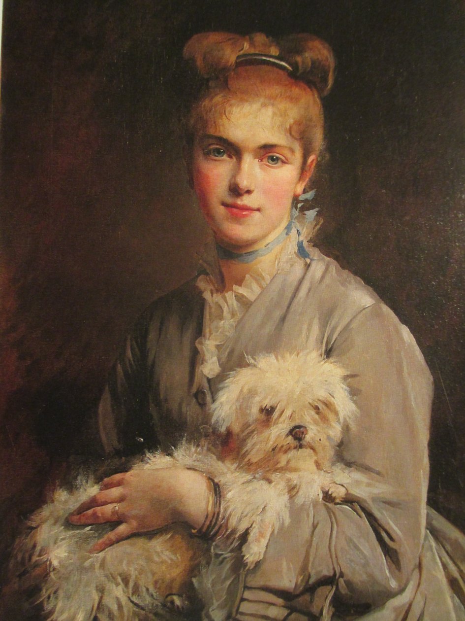 Portræt af Colette Dumas (1860-1907) af Madeleine Lemaire