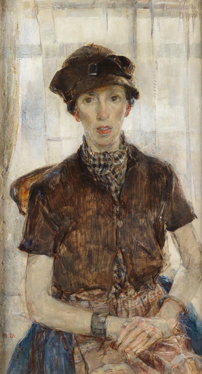 Miss Brown (olie på lærred) af Madeline Emily Green