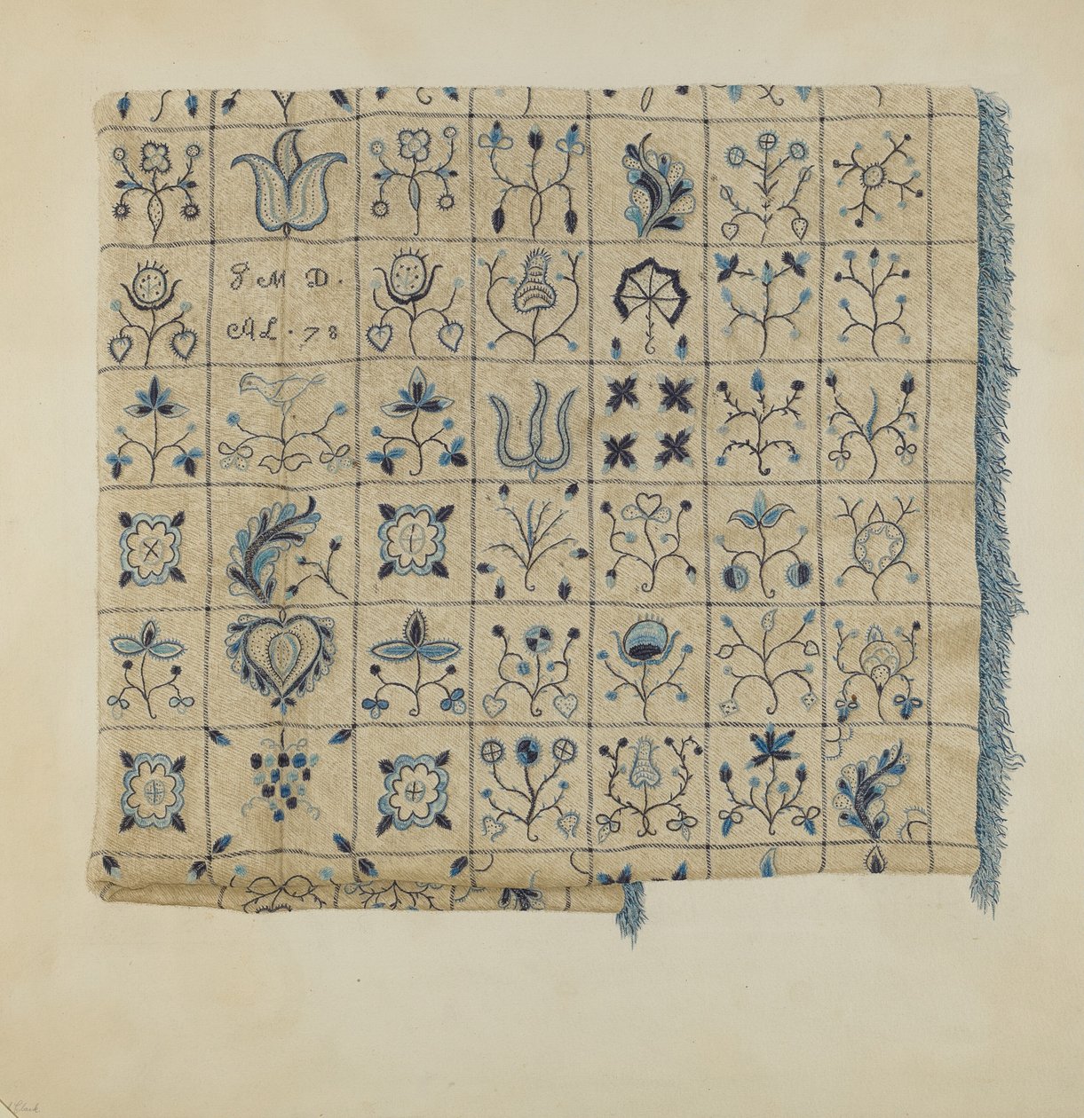 Coverlet af Mae A. Clarke