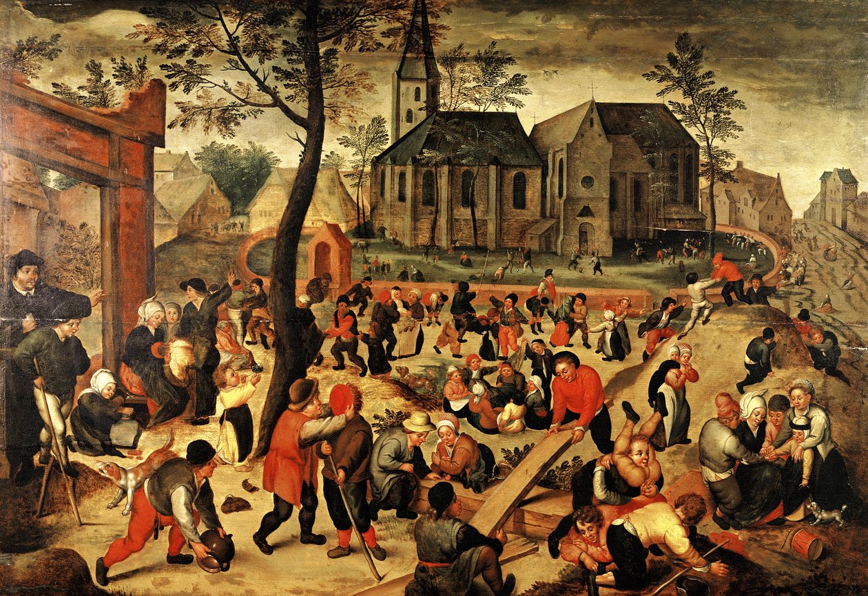 Børns spil af Maerten van Cleve