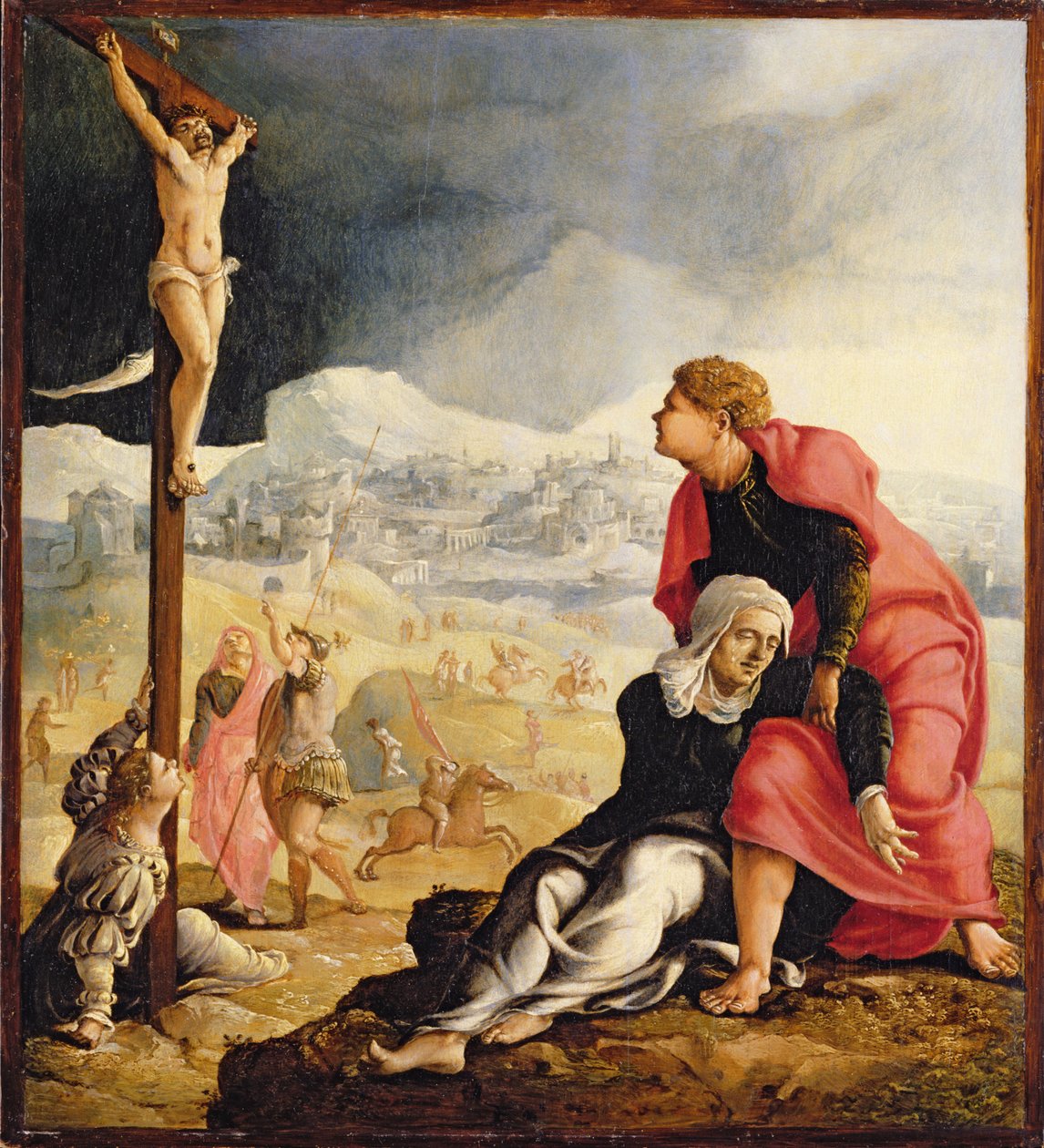 Korsfæstelsen, ca. 1530 af Maerten van Heemskerck