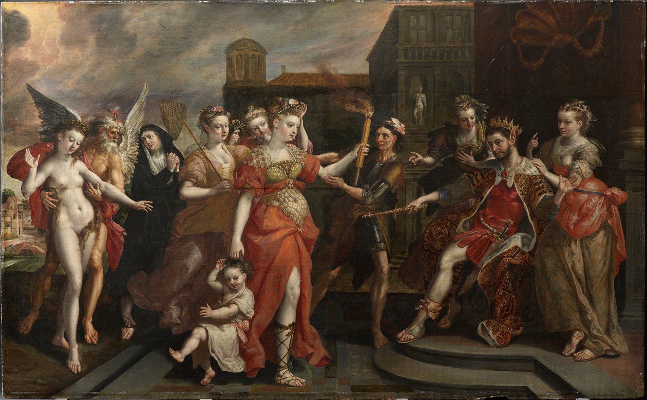 Calumny of Apelles, slutningen af 1590