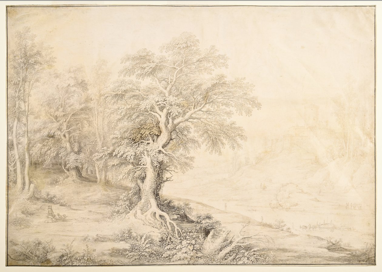 Flodlandskab af Maerten de Cock
