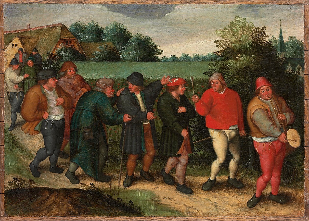 Brudgommens procession af Maerten van Cleve