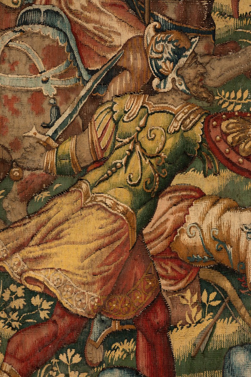 Historien om Gideon, slutningen af det 16. århundrede (silke og uld) af Maerten van Heemskerck