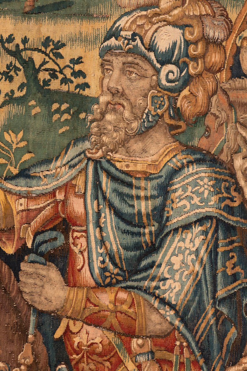 Historien om Gideon, slutningen af det 16. århundrede (silke og uld) af Maerten van Heemskerck