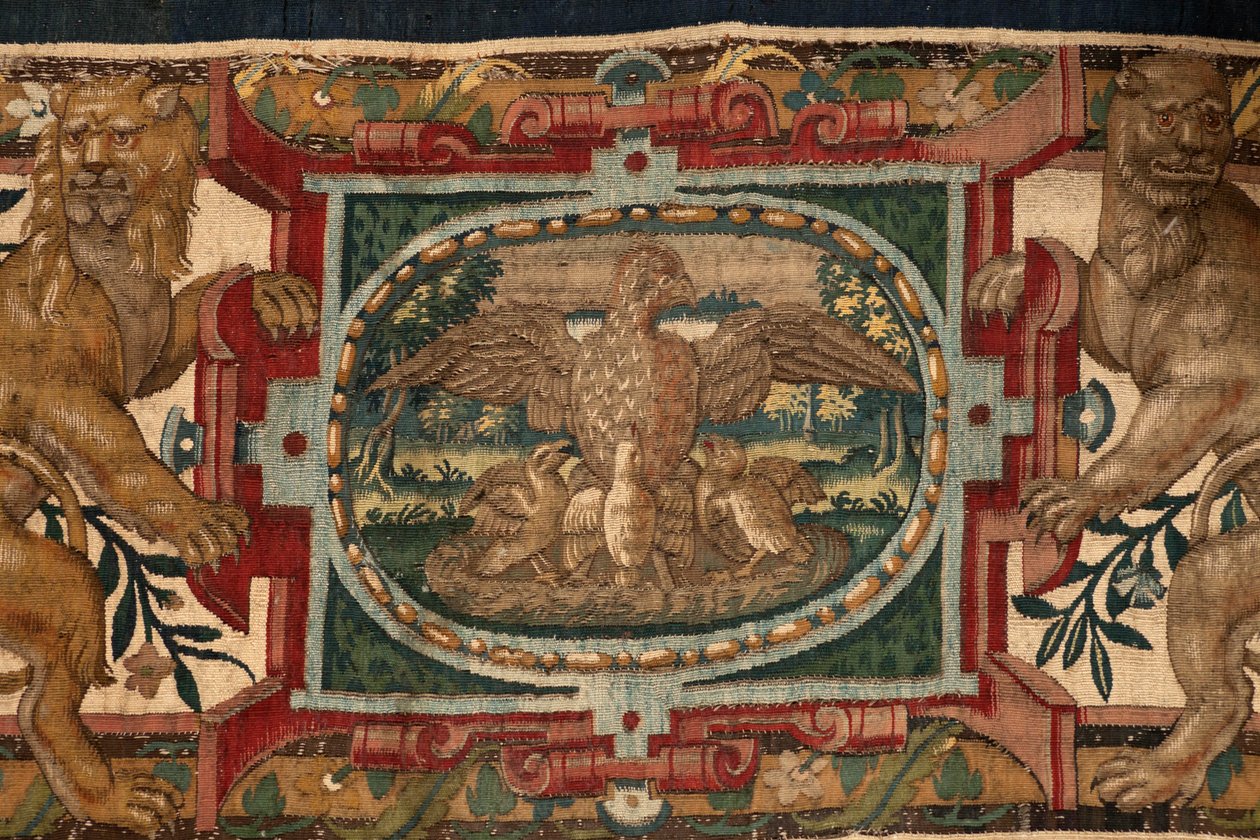 Historien om Gideon, slutningen af det 16. århundrede (silke og uld) af Maerten van Heemskerck