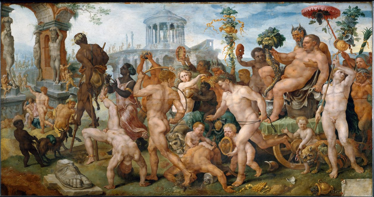 Silenes triumftog (maleri af Maerten van Heemskerck