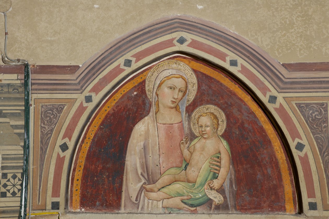 Madonna og barn af Maestro del Carmine di Firenze