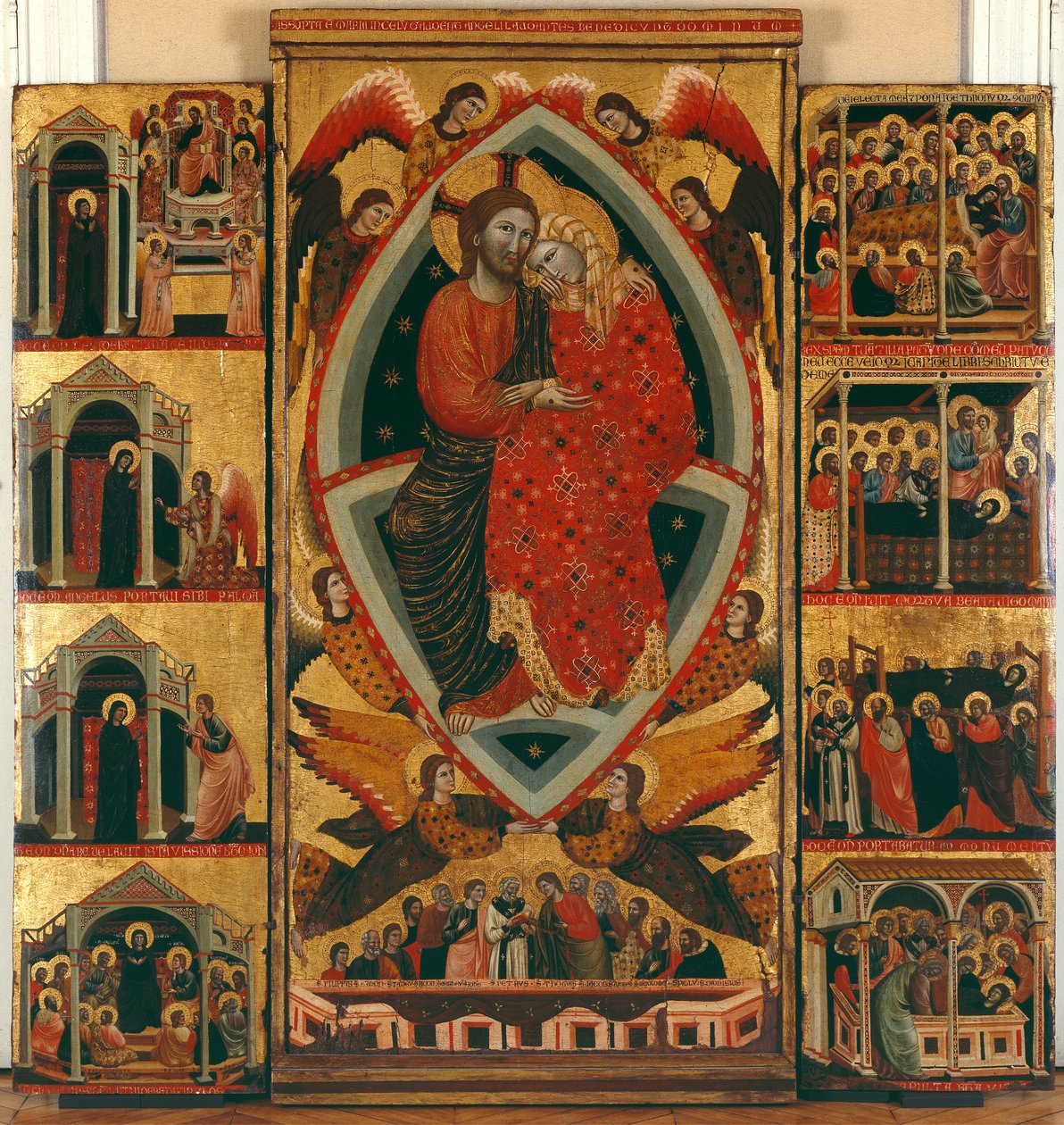 Jomfruens triptykon (se også 279477 og 279478) af Maestro di Cesi