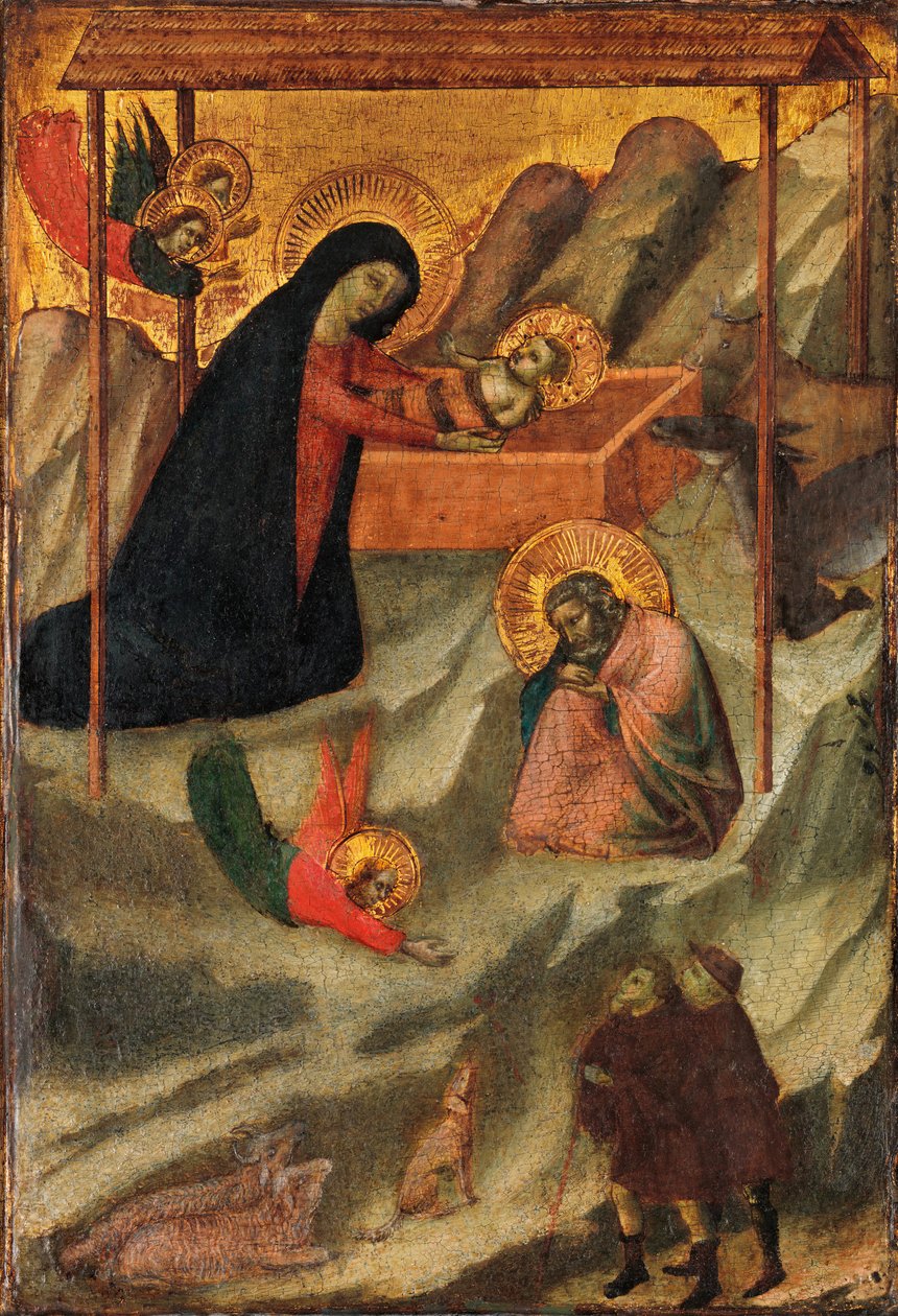Fødselen, ca. 1320-40. af Maestro Daddesco