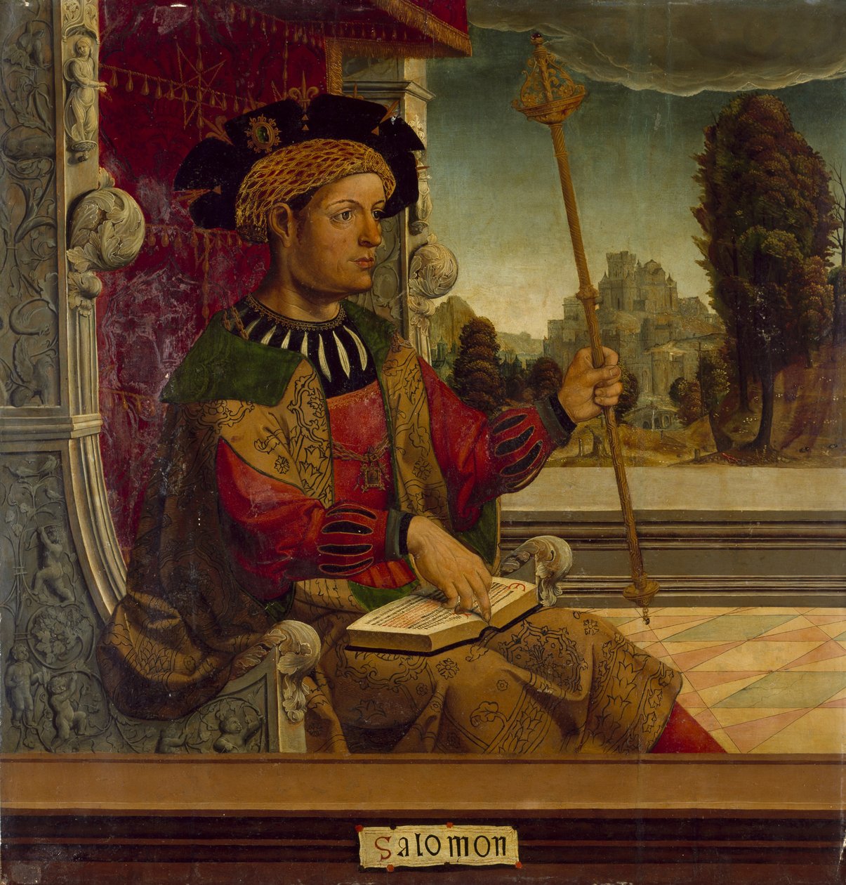 Kong Salomon, ca. 1525 af Maestro de Becerril