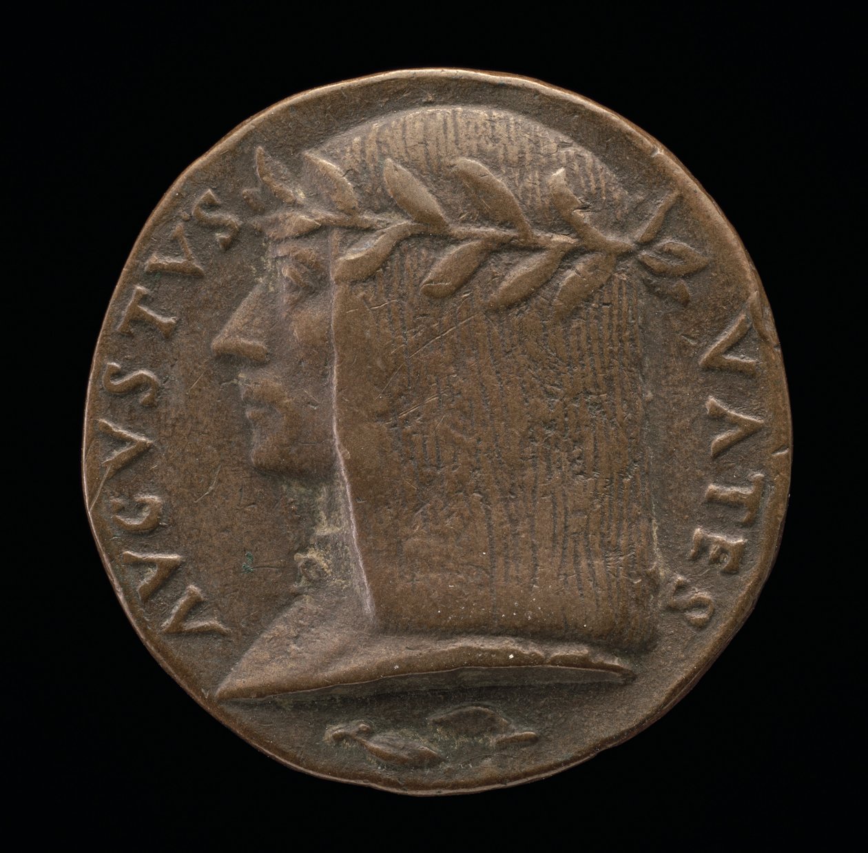 Augusto da Udine Publio Augusto Graziani, digter og astrolog [forside], ca. 1519. af Maffeo Olivieri