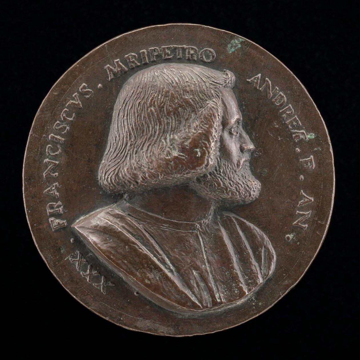 Francesco Malipiero, venetiansk patricier, bror til Vincenzo [forside], 1523. af Maffeo Olivieri