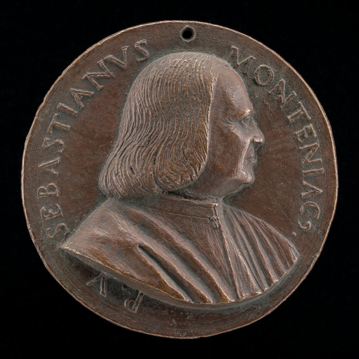 Sebastiano Montagnacco, død 1540, venetiansk patricier [forside], 15201530. af Maffeo Olivieri