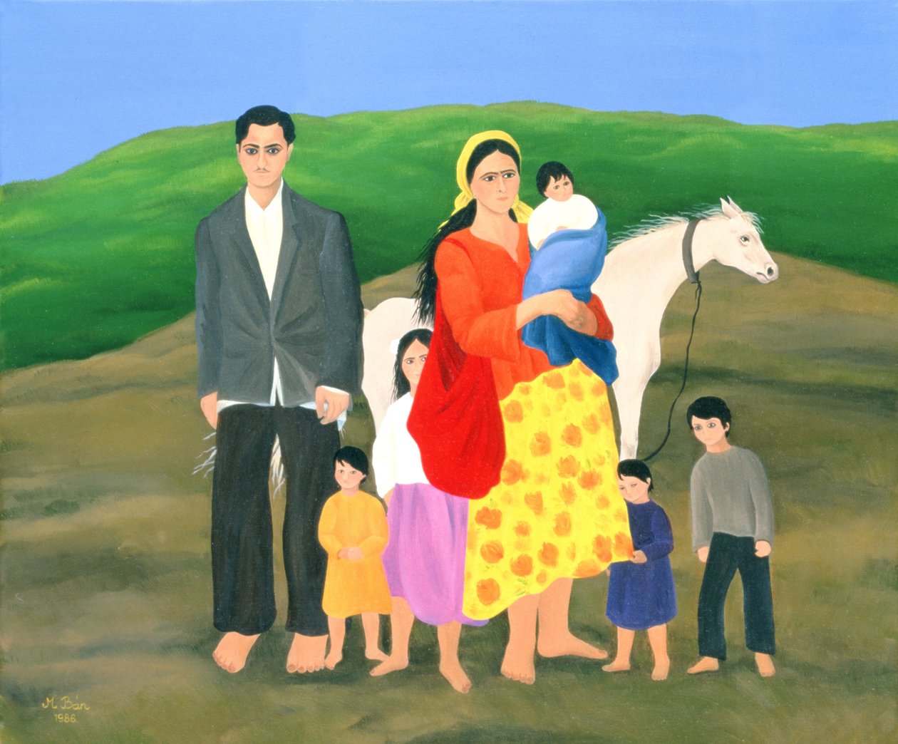 Gipsy Family, 1986 af Magdolna Ban