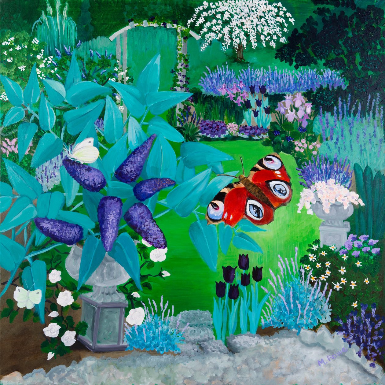 Mauve Garden, 2013 af Maggie Rowe