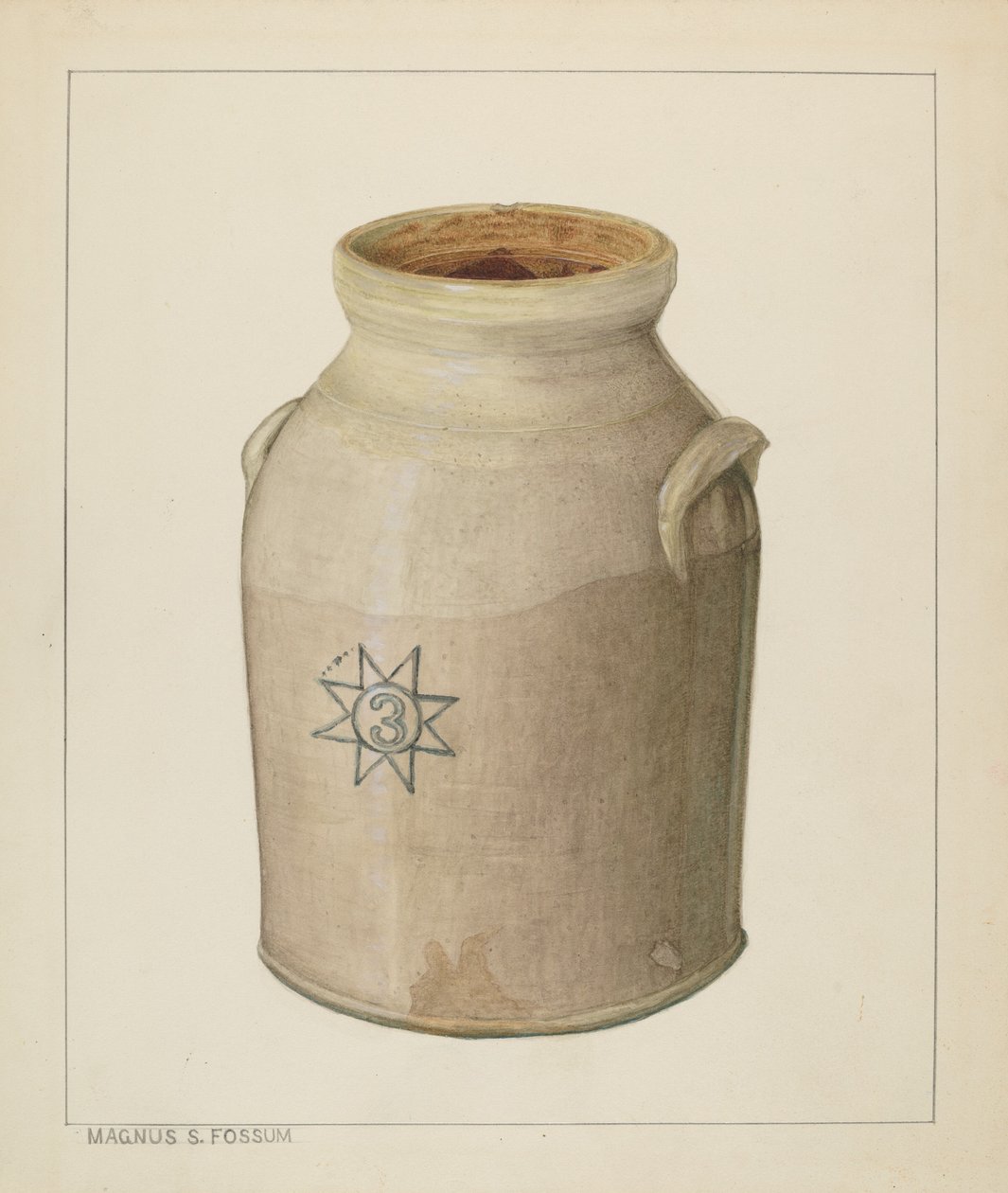 Churn, ca. 1936. af Magnus S. Fossum