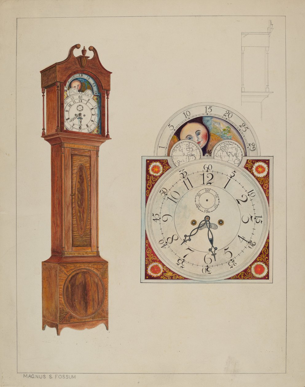 Bedstefars ur, ca. 1937. af Magnus S. Fossum