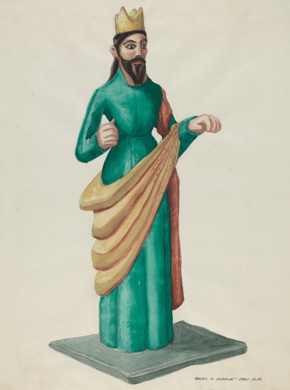 Ærkeenglen Bulto, ca. 1937. af Majel G. Claflin