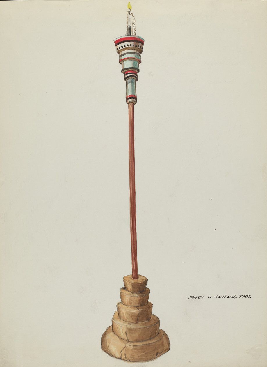 Helligvandsfont, 19351942. af Majel G. Claflin