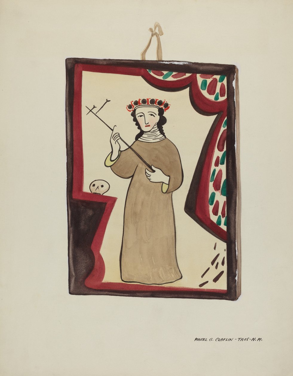 Altertavle-Julemanden Rita, ca. 1937. af Majel G. Claflin