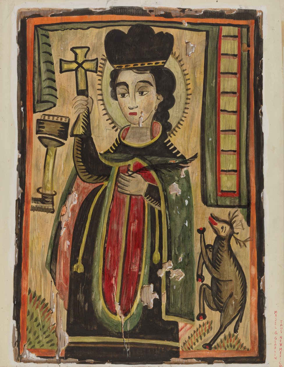 Altertavle - St. Procopius af Majel G. Claflin