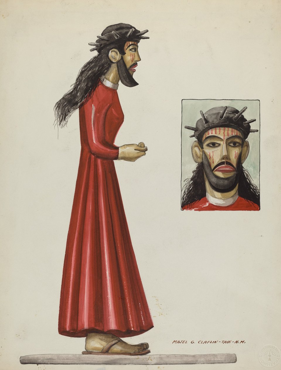 Santo Christo, ca. 1937. af Majel G. Claflin