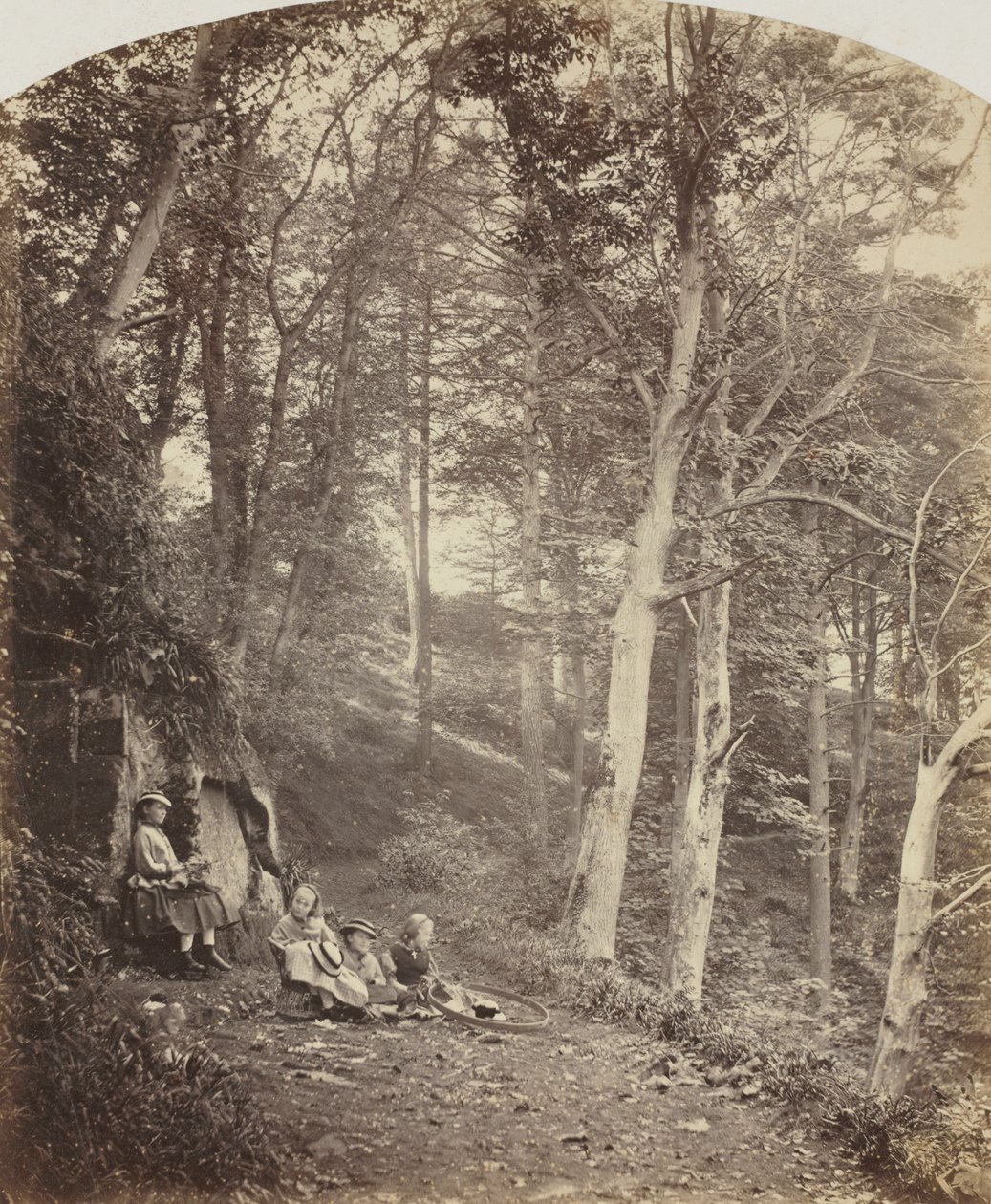 En vej gennem en skov af Major Francis Gresley