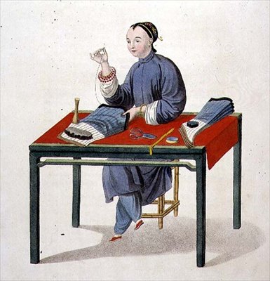 A Woman Making Stockings, plade 3 fra 