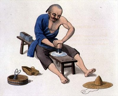 An Old Man Polishing Crystals, plade 55 fra 
