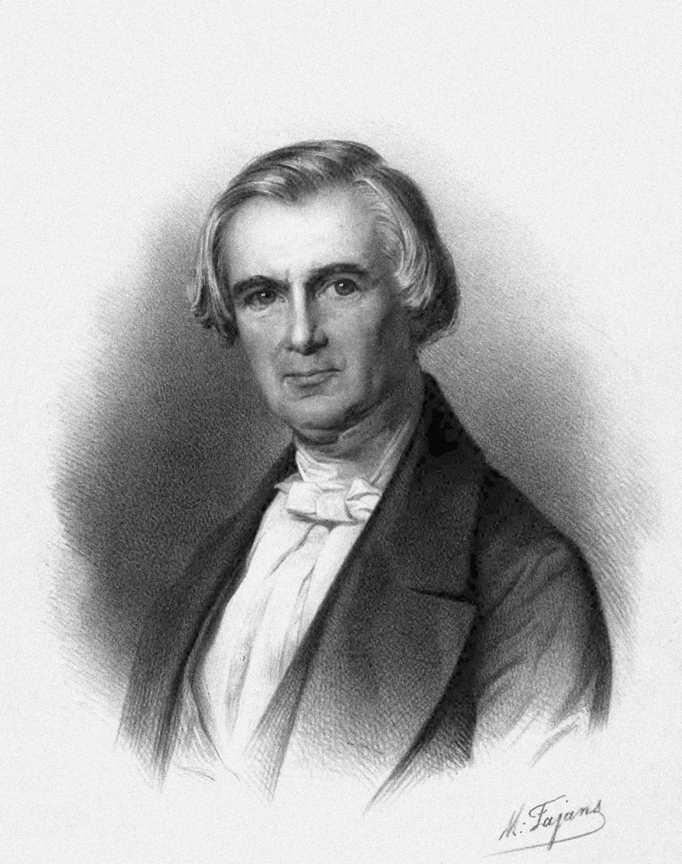 Portræt af violinisten og komponisten Karol Lipinski 1790-1861, 1850 af Maksymilian Fajans