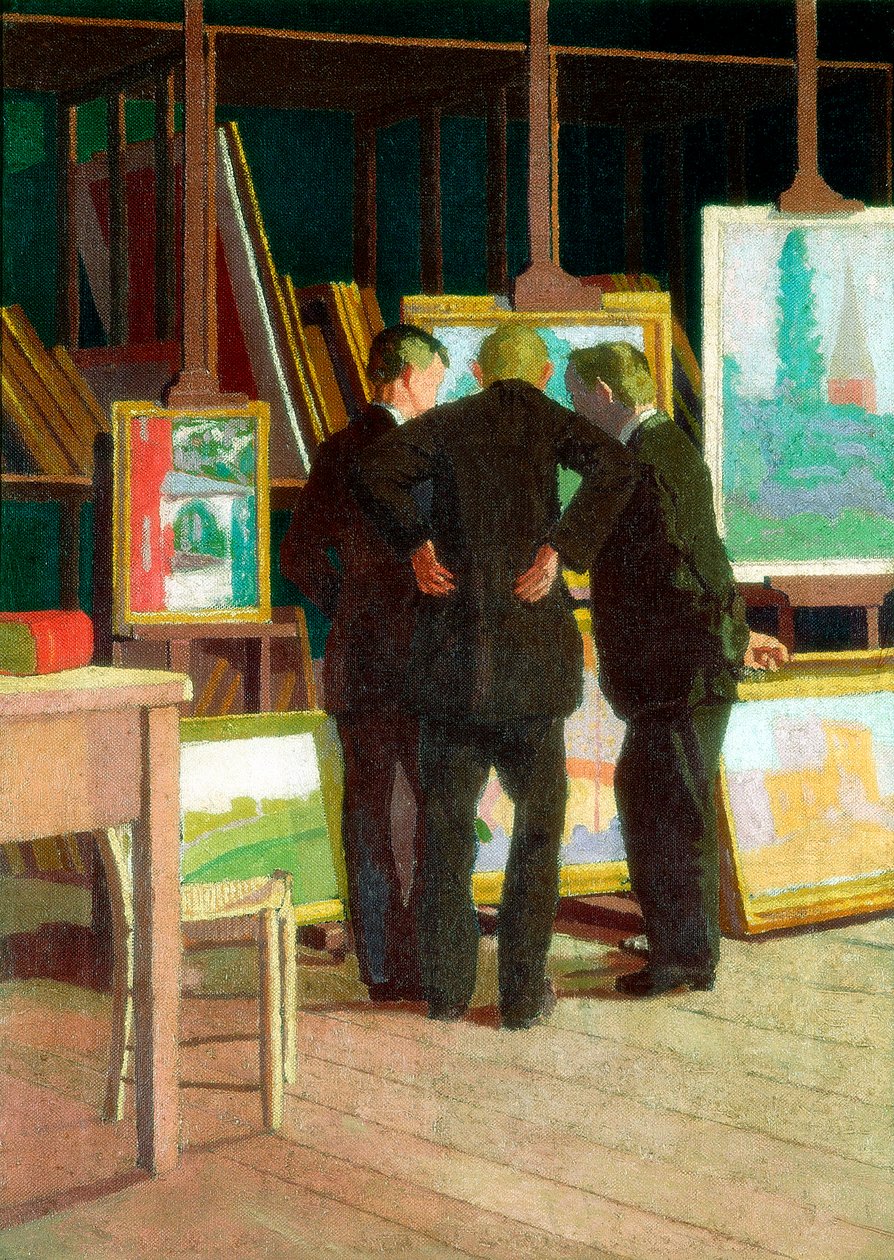 19 Fitzroy Street (Walter Richard Sickerts atelier), ca. 1912-14 af Malcolm Drummond