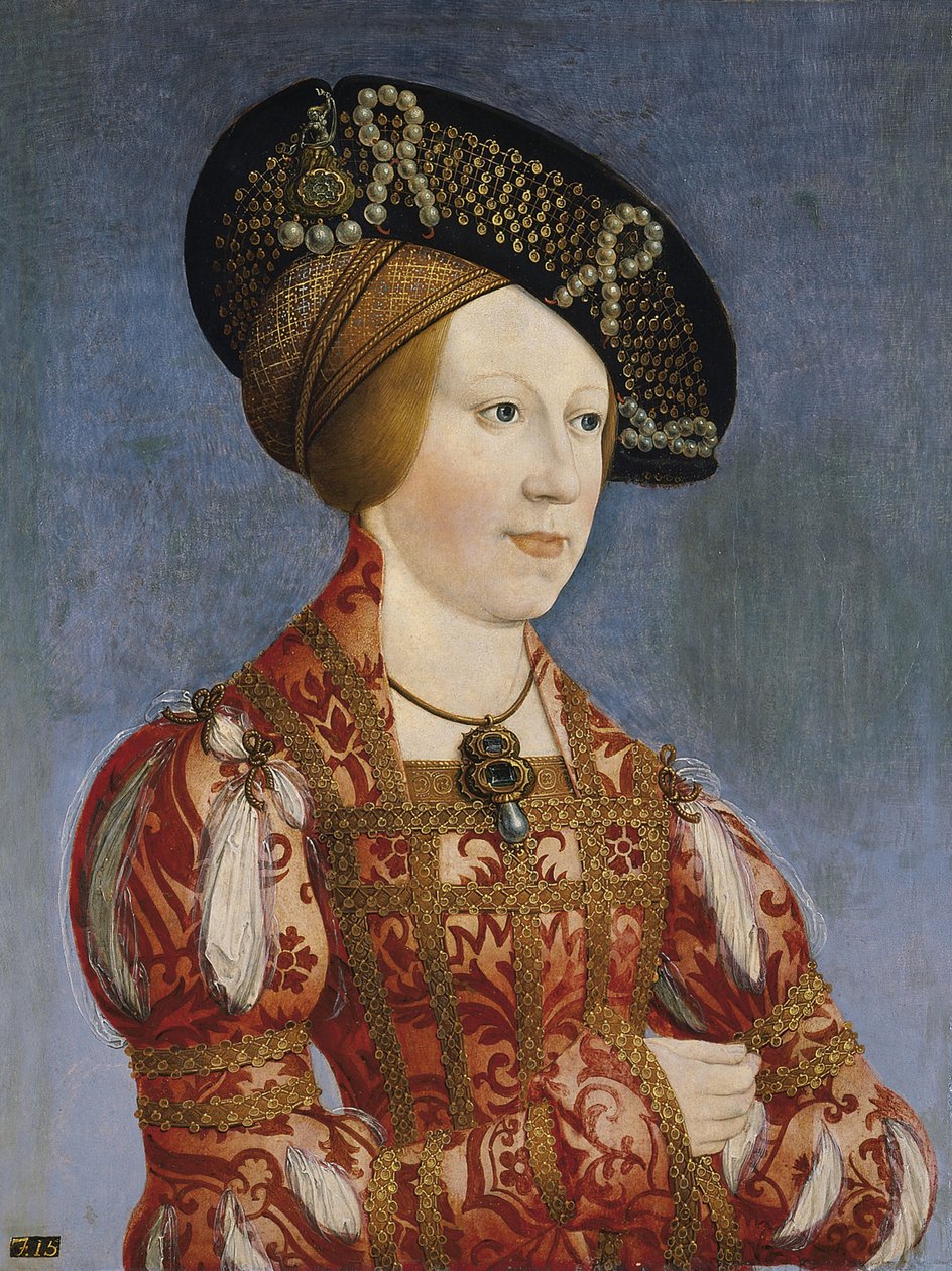 Anna af Bøhmen og Ungarn 1503-1547, 1519 af Maler zu Schwaz