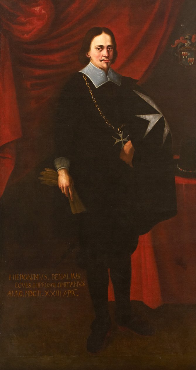Heironimus Benalius-Girolamo Benaglio af Bergamo, 1603 af Maltese School