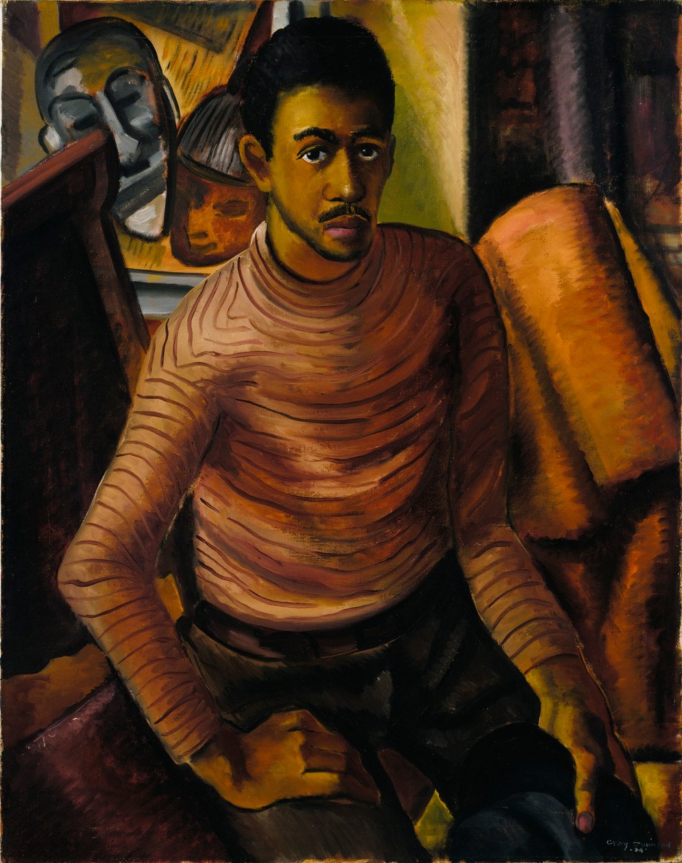Selvportræt af Malvin Gray Johnson
