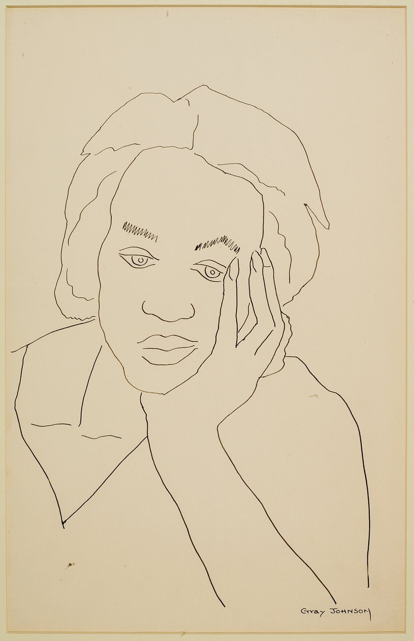 Studie af en pige #2 af Malvin Gray Johnson