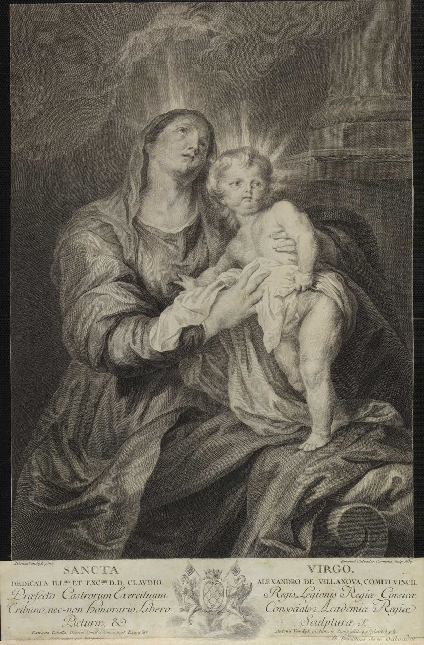 Hellig Jomfru af Manuel Salvador Carmona