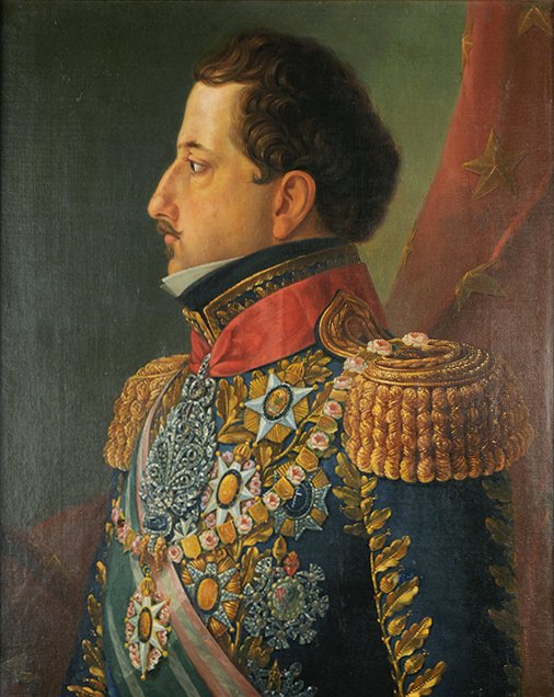 Portræt af Pedro I fra Brasilien af Manuel Araújo de Porto Alegre