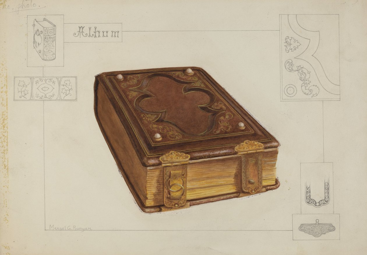 Fotoalbum, ca. 1936. af Manuel G. Runyan